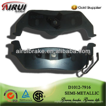 D1012-7916 OE Quality Auto Parts Brake Pad for Ford Car (OE NO.:4L3Z-2200-AB)